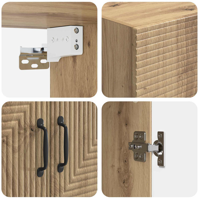 Dulap montat pe perete 66 x 34,5 x 90 cm Lemn prelucrat WALTI