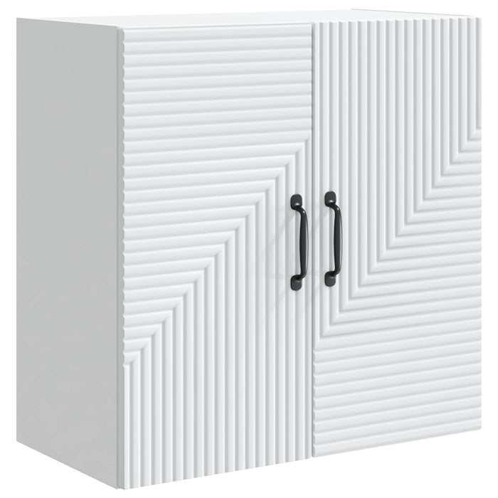 Dulap montat pe perete Alb 59 x 31 x 60 cm Lemn prelucrat - WALTI WALTI