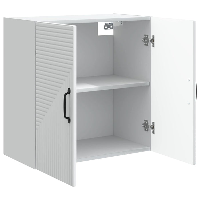Dulap montat pe perete Alb 59 x 31 x 60 cm Lemn prelucrat - WALTI WALTI