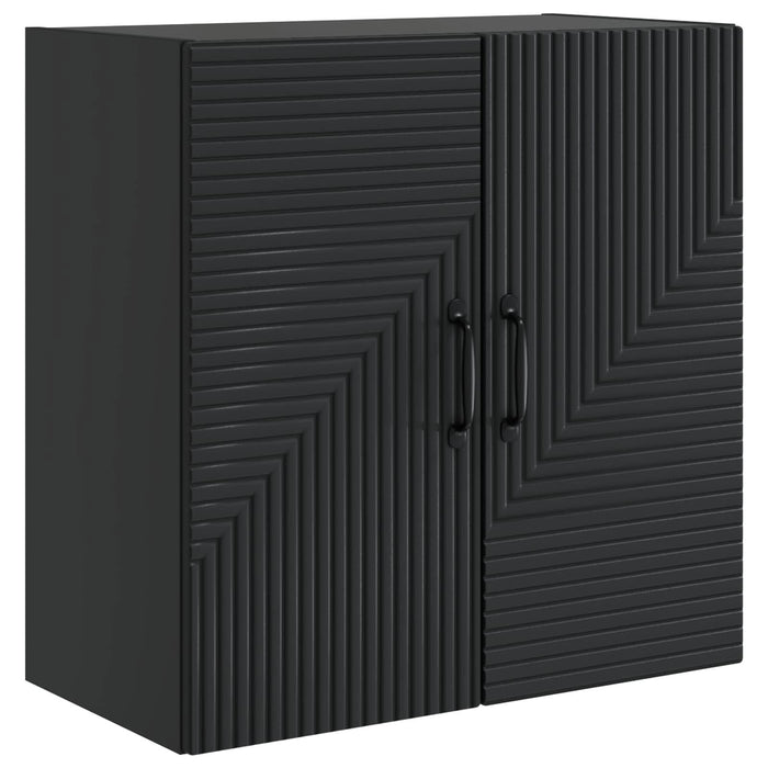 Dulap montat pe perete Negru 59 x 31 x 60 cm Lemn prelucrat - WALTI WALTI
