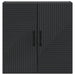 Dulap montat pe perete Negru 59 x 31 x 60 cm Lemn prelucrat - WALTI WALTI
