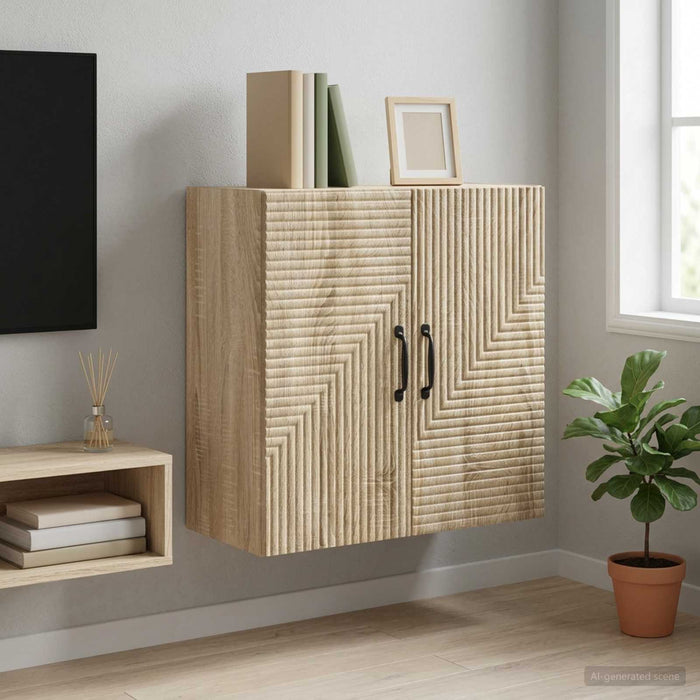 Dulap montat pe perete Stejar Sonoma 59 x 31 x 60 cm - WALTI WALTI