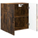Dulap montat pe perete Stejar fumuriu 59 x 31 x 60 cm - WALTI WALTI