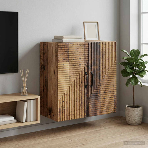 Dulap montat pe perete Lemn vechi 59 x 31 x 60 cm - WALTI WALTI