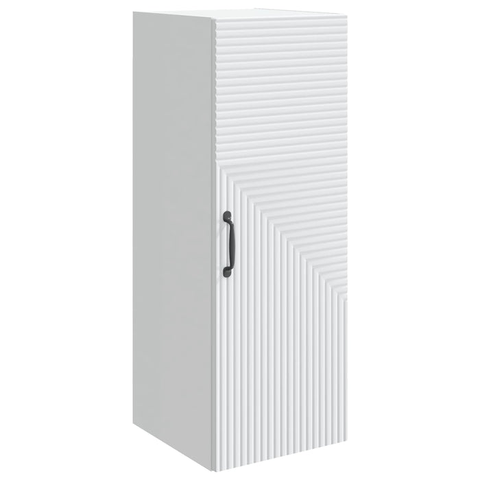 Dulap montat pe perete Alb 33 x 34,5 x 90 cm Lemn prelucrat - WALTI WALTI