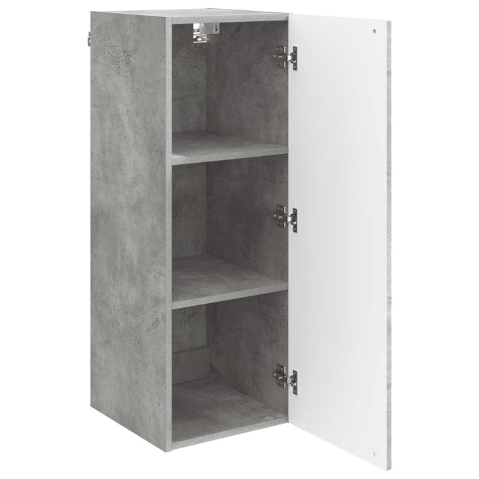 Dulap montat pe perete Gri Beton 33 x 34,5 x 90 cm WALTI