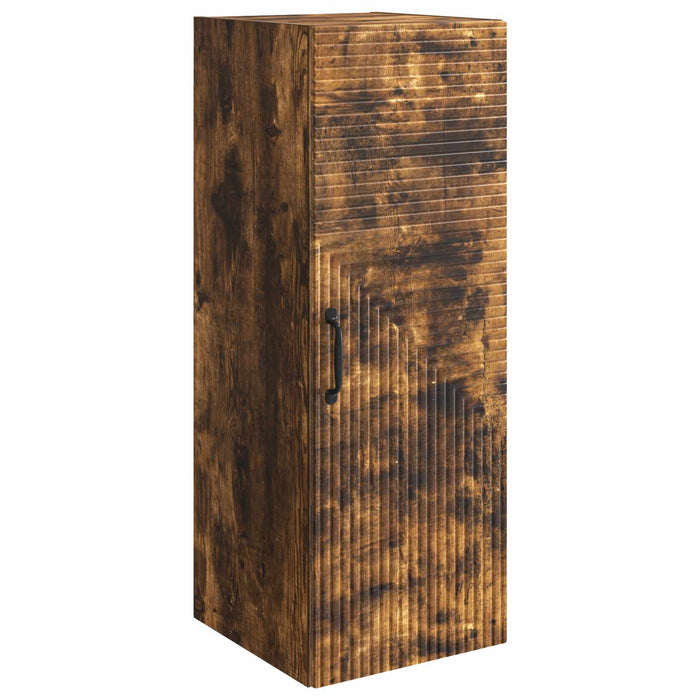 Dulap montat pe perete Stejar fumuriu 33 x 34,5 x 90 cm - WALTI WALTI
