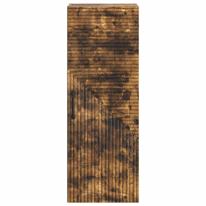 Dulap montat pe perete Stejar fumuriu 33 x 34,5 x 90 cm - WALTI WALTI