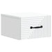 Dulap de noapte suspendat Alb 34,5 x 33 x 20 cm Lemn prelucrat - WALTI WALTI