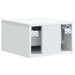 Dulap de noapte suspendat Alb 34,5 x 33 x 20 cm Lemn prelucrat - WALTI WALTI