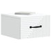 Dulap de noapte suspendat Alb 34,5 x 33 x 20 cm Lemn prelucrat - WALTI WALTI