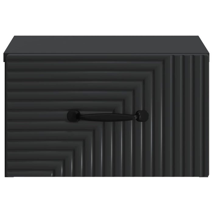 Dulap de noapte suspendat cu sertar Negru 34,5 x 33 x 20 cm - WALTI WALTI