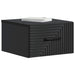 Dulap de noapte suspendat cu sertar Negru 34,5 x 33 x 20 cm - WALTI WALTI