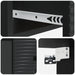 Dulap de noapte suspendat 2 pcs Negru 34,5 x 33 x 20 cm - WALTI WALTI