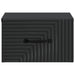 Dulap de noapte suspendat 2 pcs Negru 34,5 x 33 x 20 cm - WALTI WALTI