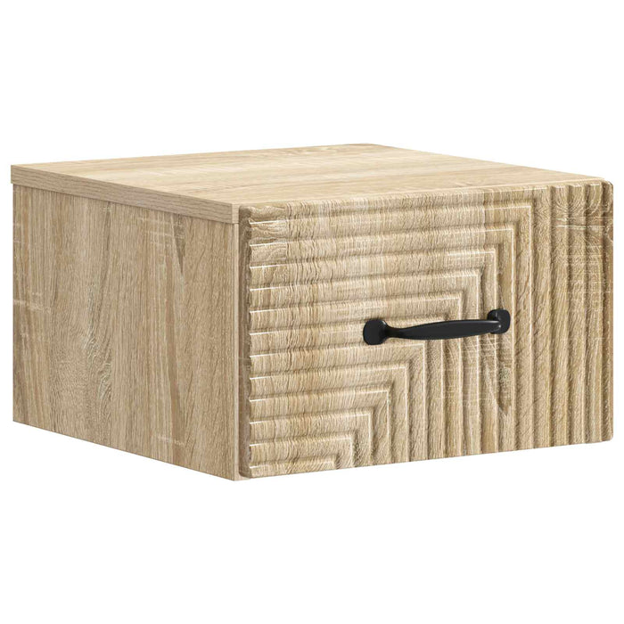 Dulap de noapte suspendat Stejar Sonoma 34,5 x 33 x 20 cm - WALTI WALTI