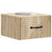 Dulap de noapte suspendat Stejar Sonoma 34,5 x 33 x 20 cm - WALTI WALTI
