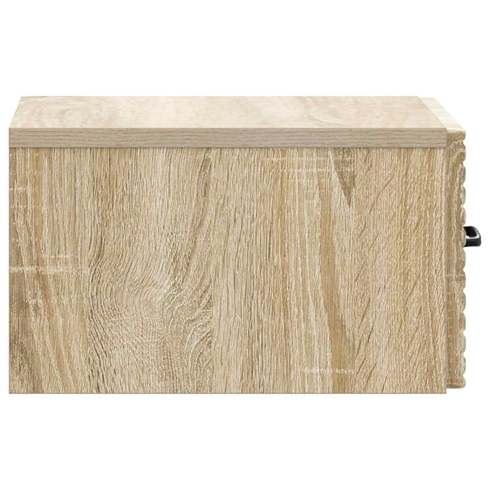 Dulap de noapte suspendat Stejar Sonoma 34,5 x 33 x 20 cm - WALTI WALTI
