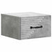 Dulap de noapte suspendat cu sertar Gri Beton 34,5 x 33 x 20 cm - WALTI WALTI