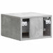 Dulap de noapte suspendat 2 pcs Gri Beton 34,5 x 33 x 20 cm - WALTI WALTI