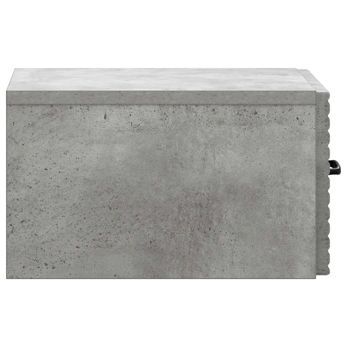 Dulap de noapte suspendat 2 pcs Gri Beton 34,5 x 33 x 20 cm - WALTI WALTI