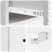 Dulap de noapte suspendat Alb foarte lucios 34,5 x 33 x 20 cm - WALTI WALTI