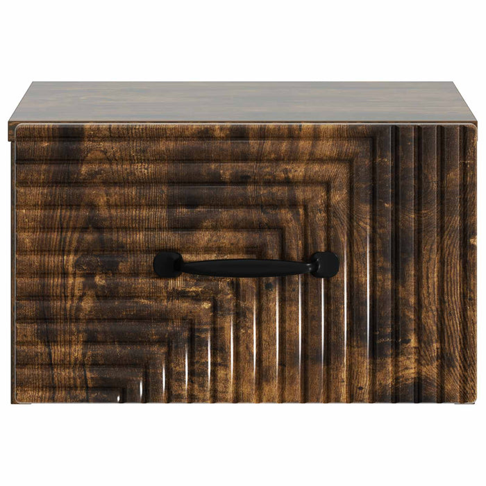 Dulap de noapte suspendat Stejar fumuriu 34,5 x 33 x 20 cm - WALTI WALTI