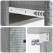 Dulap de noapte suspendat Sonoma gri 34,5 x 33 x 20 cm - WALTI WALTI