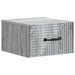 Dulap de noapte suspendat Sonoma gri 34,5 x 33 x 20 cm - WALTI WALTI
