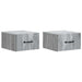 Dulap de noapte suspendat 2 pcs Sonoma gri 34,5 x 33 x 20 cm - WALTI WALTI