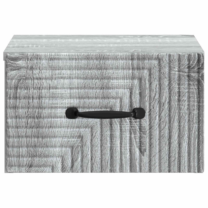Dulap de noapte suspendat 2 pcs Sonoma gri 34,5 x 33 x 20 cm - WALTI WALTI