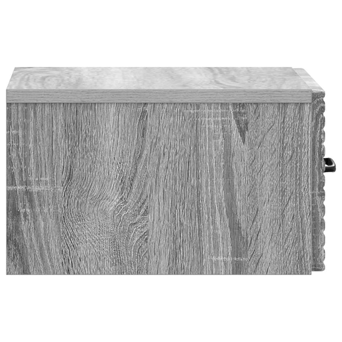 Dulap de noapte suspendat 2 pcs Sonoma gri 34,5 x 33 x 20 cm - WALTI WALTI