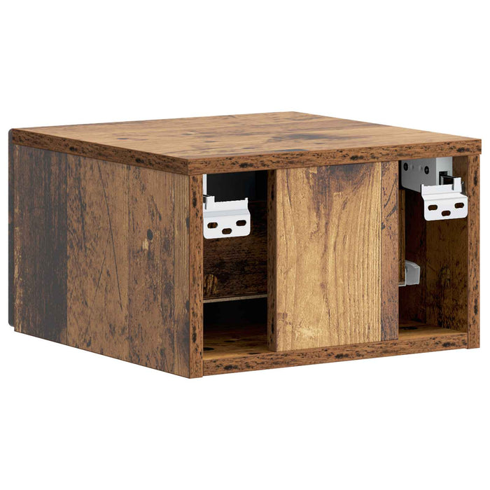 Dulap de noapte suspendat Lemn vechi 34,5 x 33 x 20 cm - WALTI WALTI