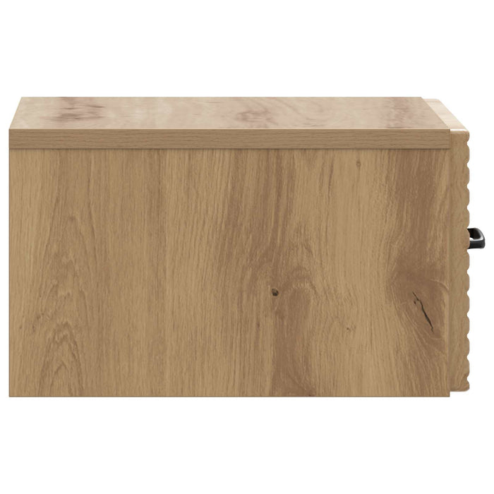 Dulap de noapte suspendat Stejar Artizanal 34,5 x 33 x 20 cm - WALTI WALTI