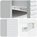 Dulap de noapte suspendat Alb 49 x 34,5 x 20 cm Lemn prelucrat - WALTI WALTI