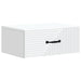 Dulap de noapte suspendat Alb 49 x 34,5 x 20 cm Lemn prelucrat - WALTI WALTI