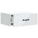 Dulap de noapte suspendat Alb 49 x 34,5 x 20 cm Lemn prelucrat - WALTI WALTI