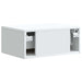 Dulap de noapte suspendat Alb 49 x 34,5 x 20 cm Lemn prelucrat - WALTI WALTI