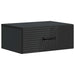 Dulap de noapte suspendat cu sertar Negru 49 x 34,5 x 20 cm - WALTI WALTI