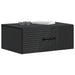 Dulap de noapte suspendat cu sertar Negru 49 x 34,5 x 20 cm - WALTI WALTI