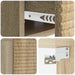 Dulap de noapte suspendat Stejar Sonoma 49 x 34,5 x 20 cm - WALTI WALTI