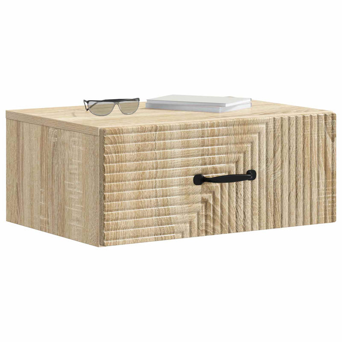 Dulap de noapte suspendat Stejar Sonoma 49 x 34,5 x 20 cm - WALTI WALTI