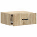 Dulap de noapte suspendat 2 pcs Stejar Sonoma 49 x 34,5 x 20 cm - WALTI WALTI