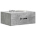Dulap de noapte suspendat cu sertar Gri Beton 49 x 34,5 x 20 cm - WALTI WALTI
