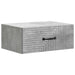 Dulap de noapte suspendat 2 pcs Gri Beton 49 x 34,5 x 20 cm - WALTI WALTI