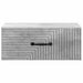 Dulap de noapte suspendat 2 pcs Gri Beton 49 x 34,5 x 20 cm - WALTI WALTI