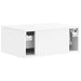 Dulap de noapte suspendat cu sertar 2 pcs Alb foarte lucios - WALTI WALTI