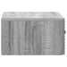 Dulap de noapte suspendat Sonoma gri 49 x 34,5 x 20 cm - WALTI WALTI
