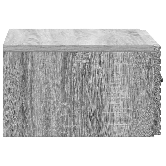 Dulap de noapte suspendat 2 pcs Sonoma gri 49 x 34,5 x 20 cm - WALTI WALTI