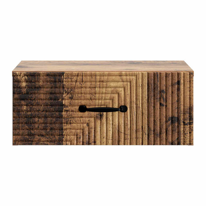 Dulap de noapte suspendat Lemn vechi 49 x 34,5 x 20 cm - WALTI WALTI